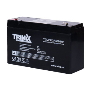Аккумуляторная батарея гелевая 6В 12Ач Trinix TGL6V12Ah/20Hr GEL