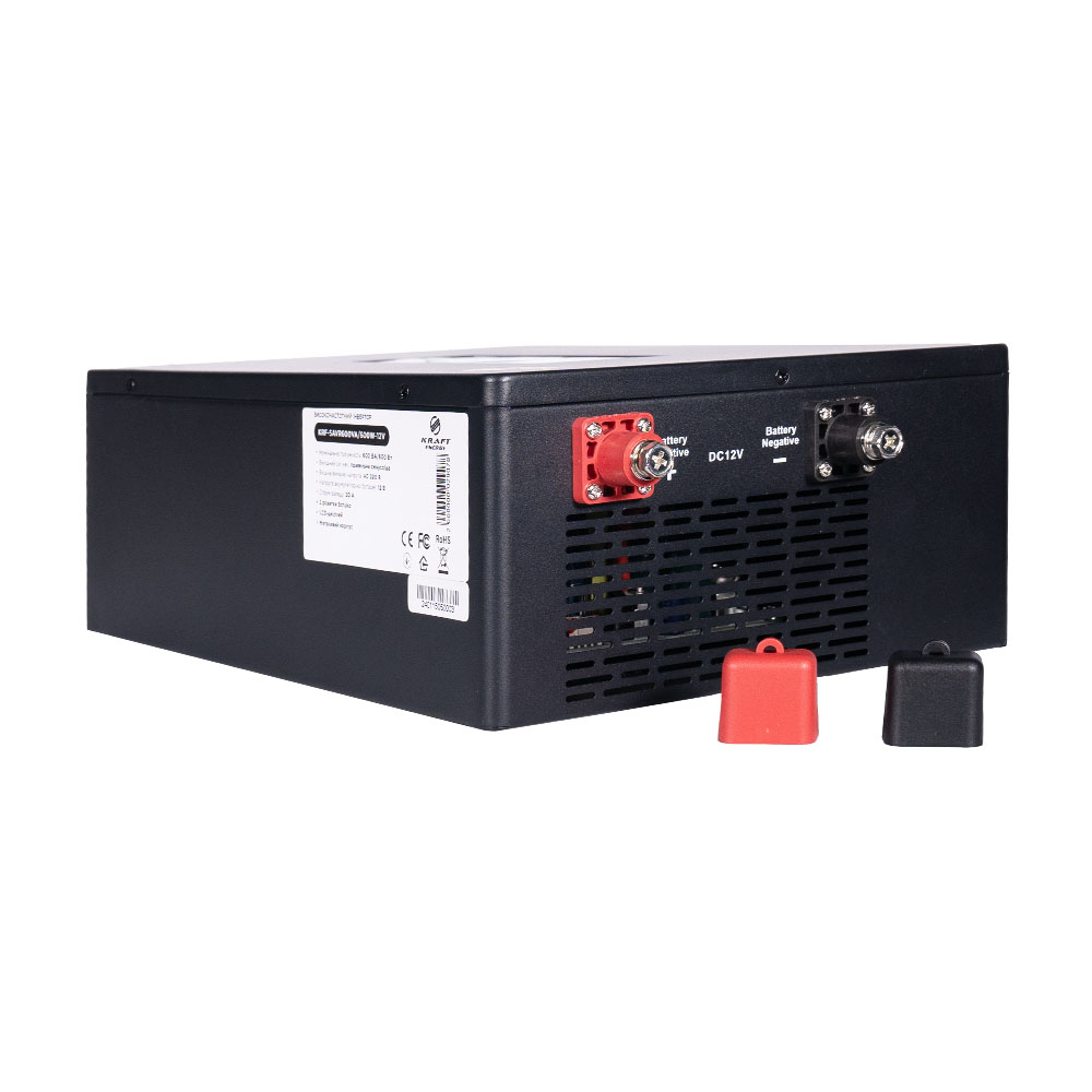 Высокочастотный инвертор 600VA/600W Kraft KRF-SAVR600VA/600W-12V