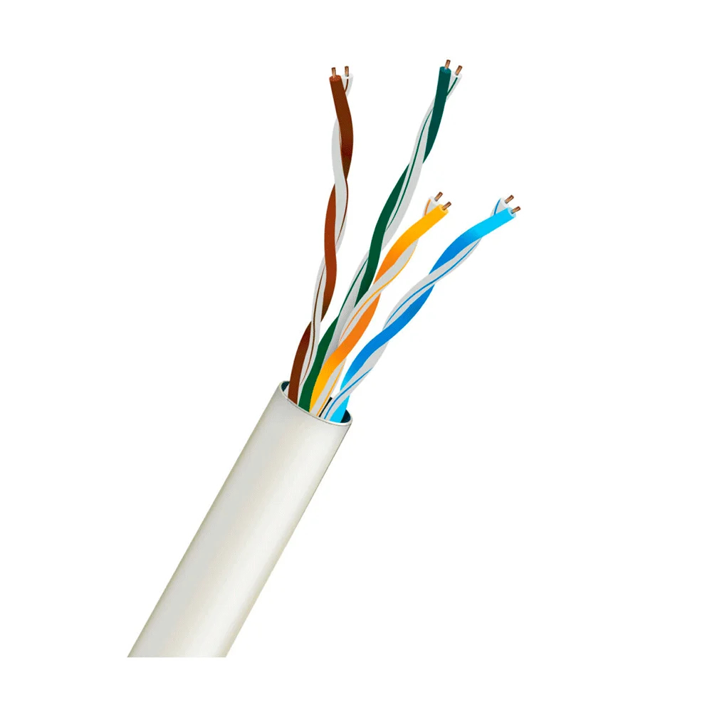 Кабель звита пара Trinix UTP CAT5E CCA 0.51mm PVC 305м внутрішній