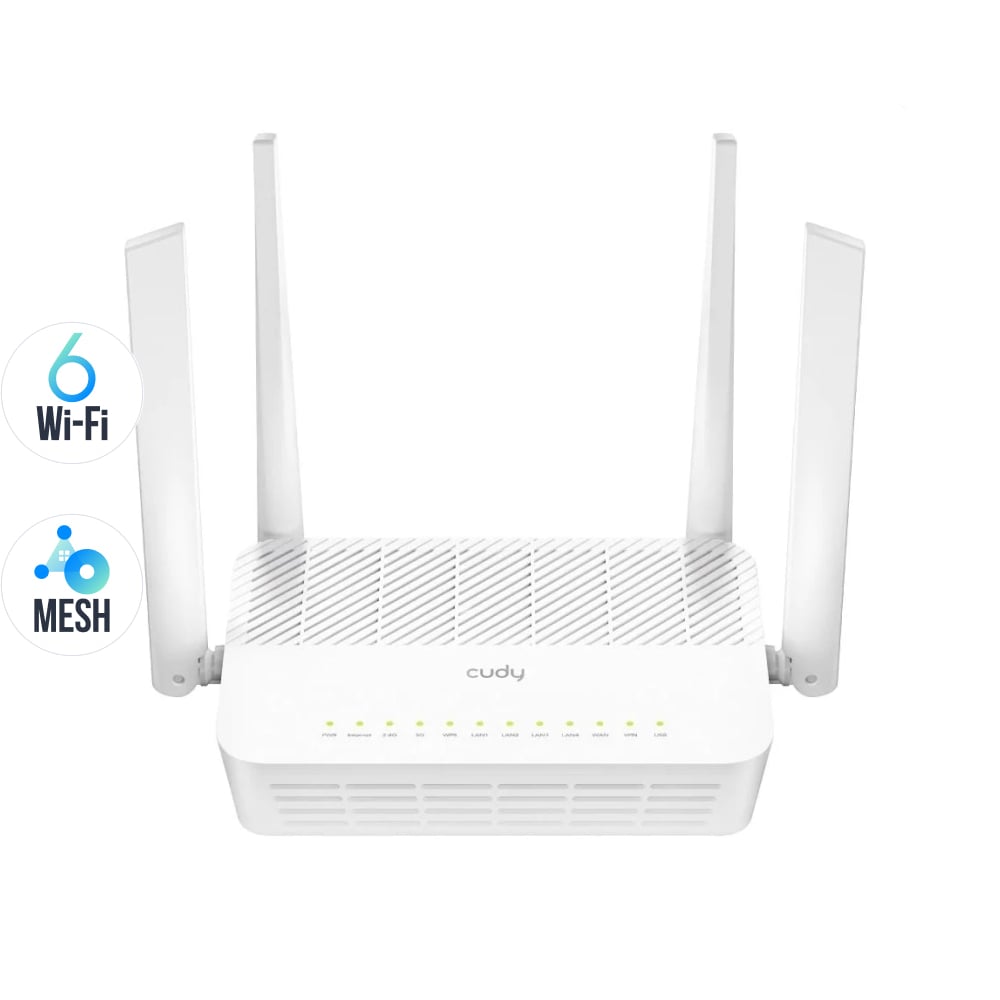 5-портовый Mesh-маршрутизатор Cudy WR3000H двухдиапазонный