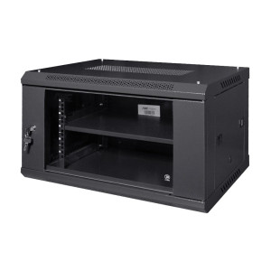 Коммутационный шкаф NVC-6U/600x450x350 Black