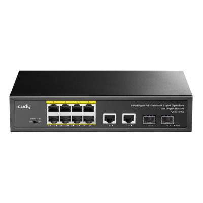 8-портовий PoE-комутатор Cudy GS1010PS2 120 Вт некерований гігабітний