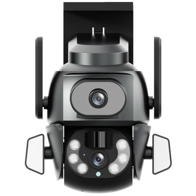4 МП IP PTZ-відеокамера з Wi-Fi (2*2 МП) Light Vision VLC-9692WI10ZL 4+8 мм, ІЧ+LED-підсвічування, з мікрофоном