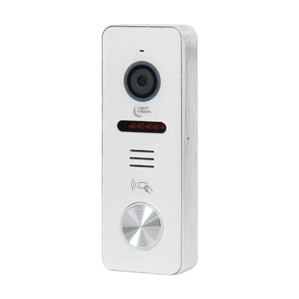 2 МП Відеопанель Light Vision RIO FHD (RF) White зі зчитувачем Mifare