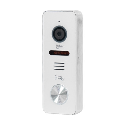 2 МП Відеопанель Light Vision RIO FHD (RF) White зі зчитувачем Mifare