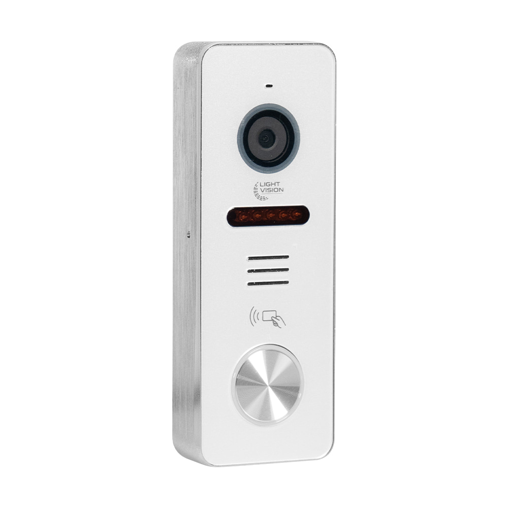 2 МП Відеопанель Light Vision RIO FHD (RF) White зі зчитувачем Mifare