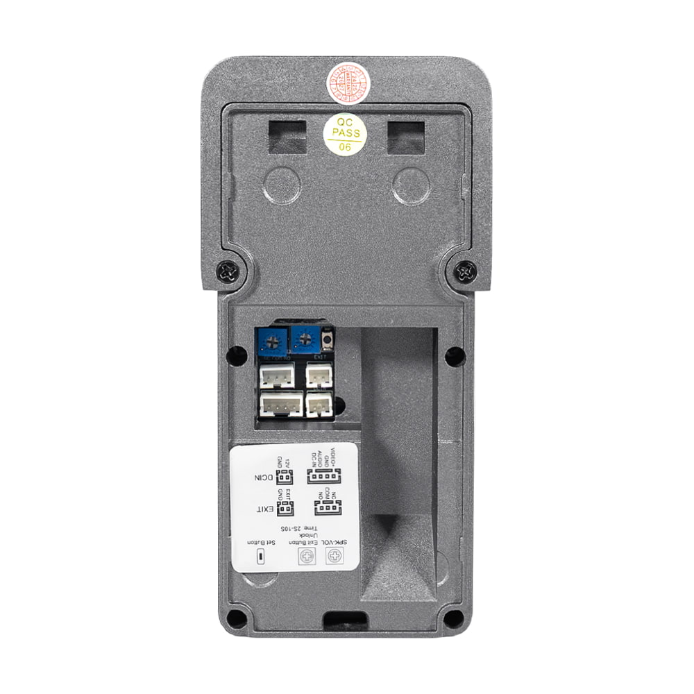 2 МП Відеопанель Light Vision RIO FHD(KEY) Silver зі зчитувачем Mifare та клавіатурою
