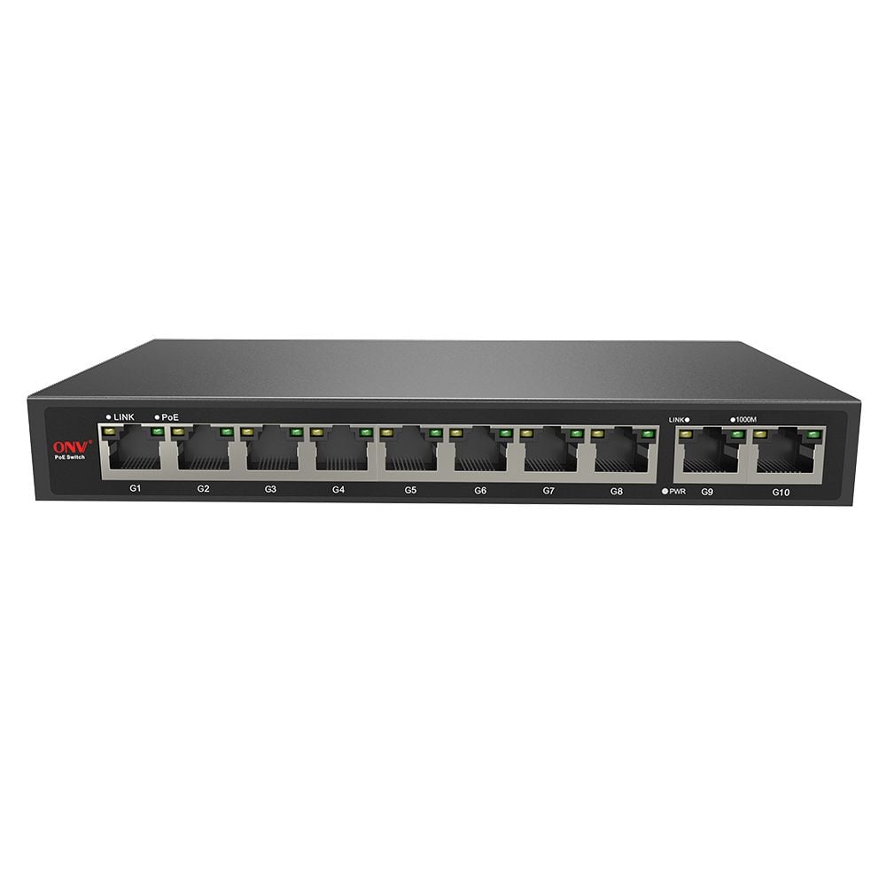 10-портовый PoE-коммутатор гигабитный ONV-POE33108P