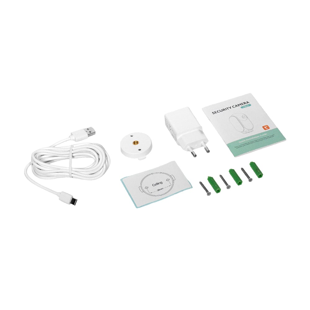 5 МП IP-відеокамера поворотна з Wi-Fi Light Vision VLC-6259S(Tuya) 3.6 мм з мікрофоном