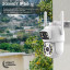 4 МП IP PTZ-видеокамера с WiFi (2*2 МП) Light Vision VLC-9192WI/2C (Tuya) 3.6 мм+3.6 мм, ИК+LED-подсветка, с микрофоном