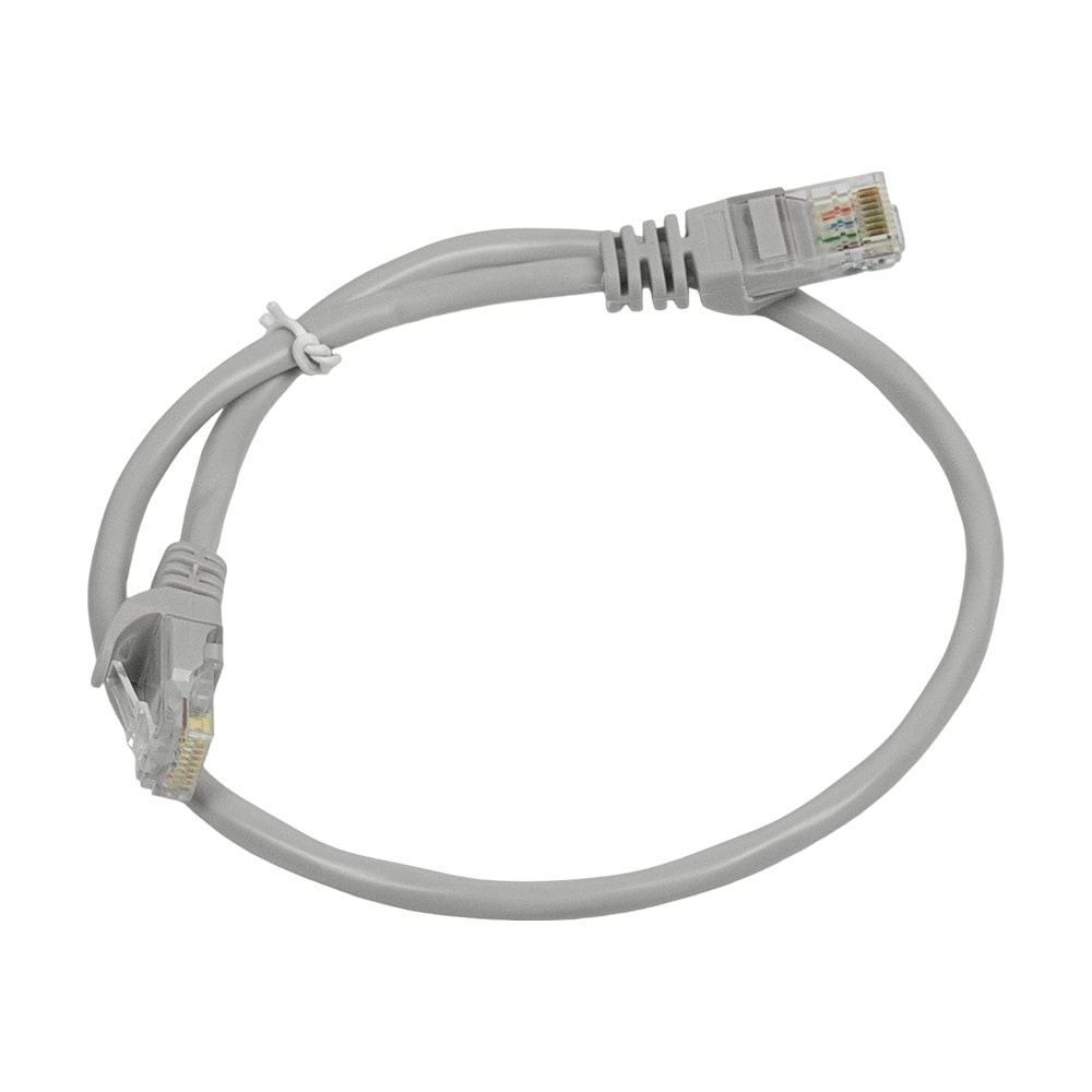 Патч-корд мережевий Trinix UTP RJ-45 CAT.5 1.5m Gray