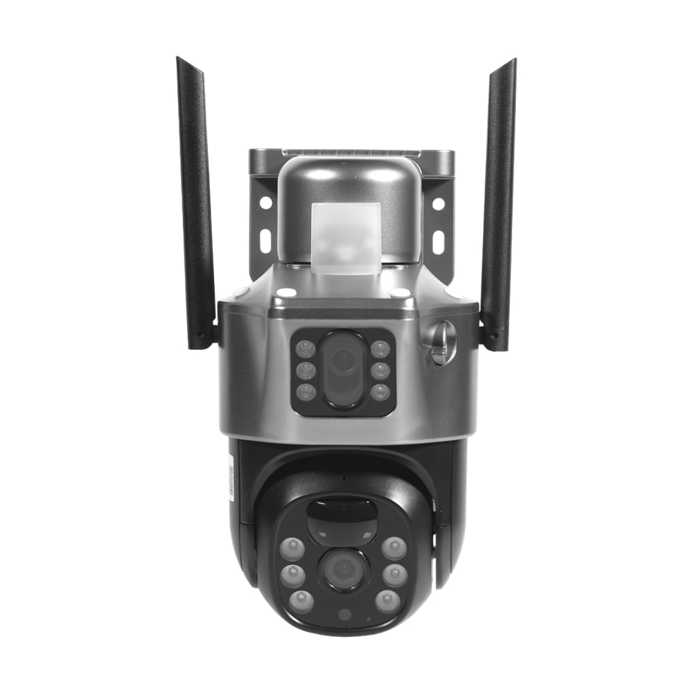 2+2 МП IP PTZ-видеокамера автономная с 4G и солнечной панелью Light Vision VLC-9192IG/2C (Solar) Silver 4 мм, на аккумуляторных батареях