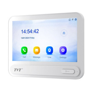 IP-відеодомофон 7" TVT TD-E2137-PE/TP/WF White з Wi-Fi