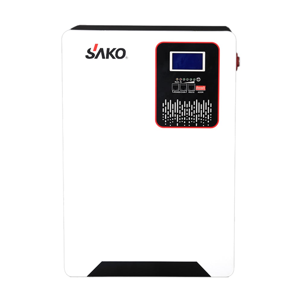 Акумуляторна батарея Sako SK-51.2V120Ah Li-Sun series LiFePo4 літій-залізо-фосфатна 120Аг 51.2В 6144Втг, настінний монтаж