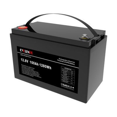 Аккумуляторная батарея литий-железо-фосфатная 12.8В 100Аг Cyclen 12.8V 100AH ​​LiFePo4