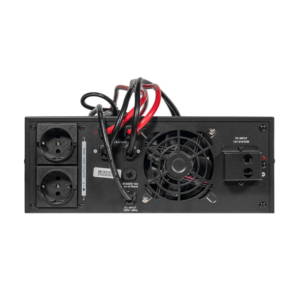 Гибридный инвертор Kraft KRF-AVR1200VA/1КW-12V (MPPT 30А) для подключения солнечных панелей