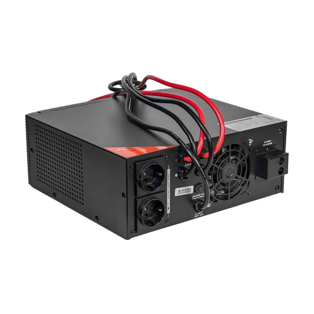 Гибридный инвертор Kraft KRF-AVR1200VA/1КW-12V (MPPT 30А) для подключения солнечных панелей