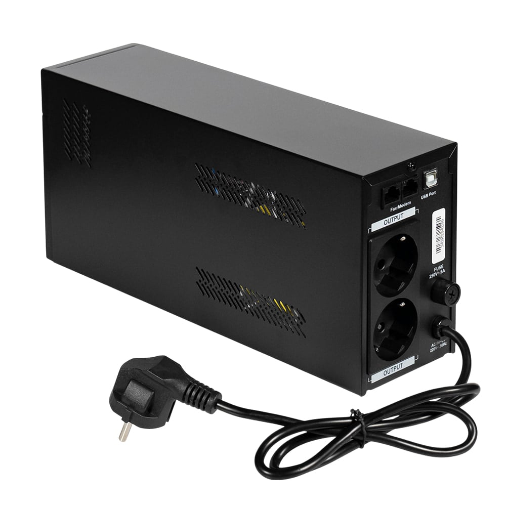 Источник бесперебойного питания Kraft KRF-1200VA/720W(LED)LiFePO4 UPS