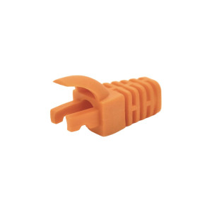 Чохол ізолюючий для роз'єму Light Vision RJ-45 Cat.5/Cat.6 (N) ПВХ помаранчевий 100 шт.