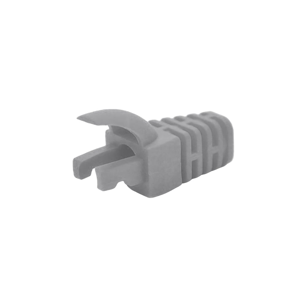 Чохол ізолюючий для роз'єму Light Vision RJ-45 Cat.5/Cat.6 (N) ПВХ сірий 100 шт.