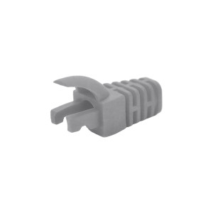 Чохол ізолюючий для роз'єму Light Vision RJ-45 Cat.5/Cat.6 (N) ПВХ сірий 100 шт.