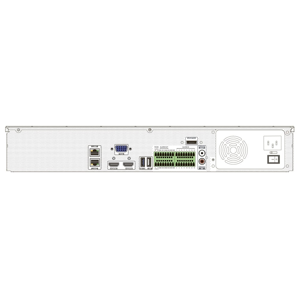 32-канальный IP-видеорегистратор TVT TD-3332H4-B2