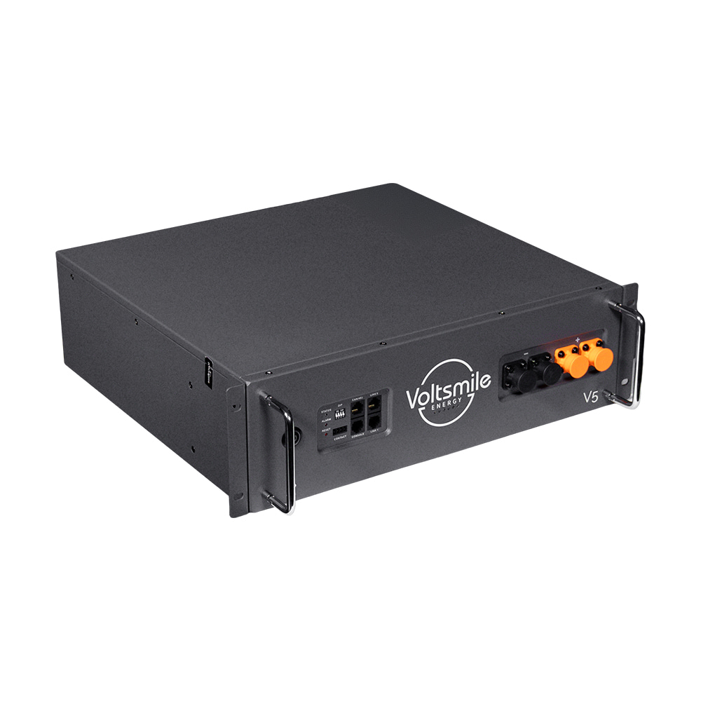 Аккумуляторная батарея LiFePO4 48В 2400Втг Voltsmile V5 монтаж в стойку 19"
