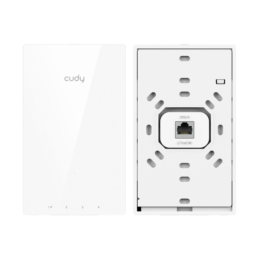 Точка доступа настенная WiFi 5 Cudy AP1300 Wall с поддержкой Mesh двухдиапазонная гигабитная AC1200