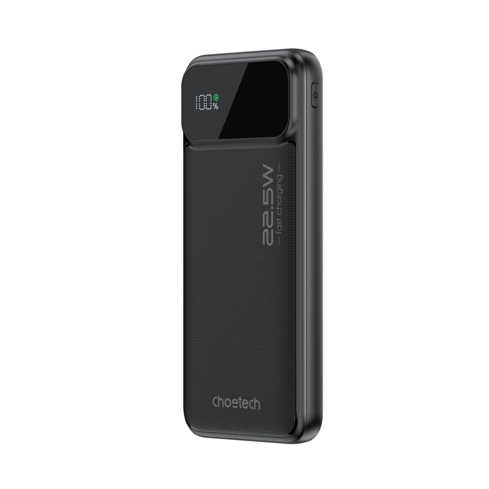 Повербанк Choetech B728 10000 mAh 22.5 W чорний з швидкою зарядкою