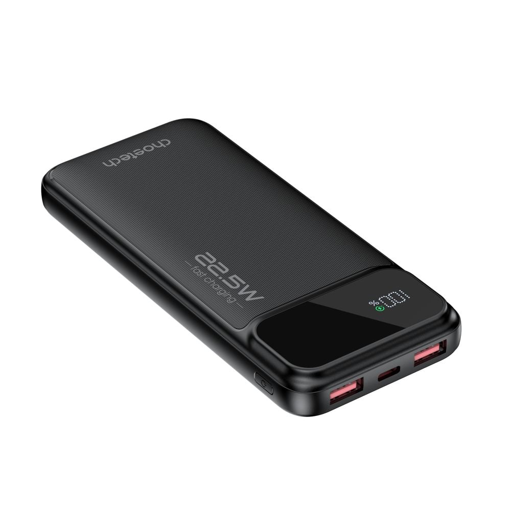 Повербанк Choetech B728 10000 mAh 22.5 W чорний з швидкою зарядкою