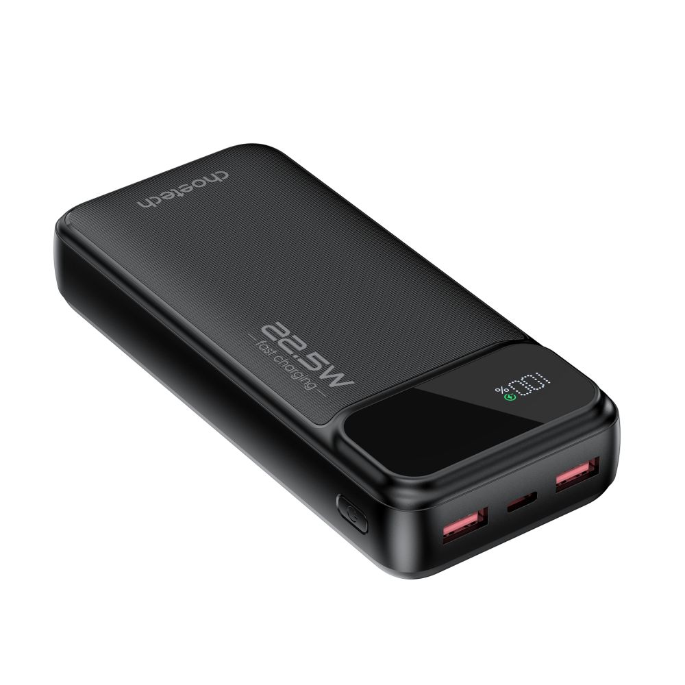 Повербанк Choetech B729 20000 mAh 22.5 W черный с быстрой зарядкой