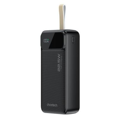 Повербанк Choetech B730 30000 mAh 22.5 W черный с быстрой зарядкой