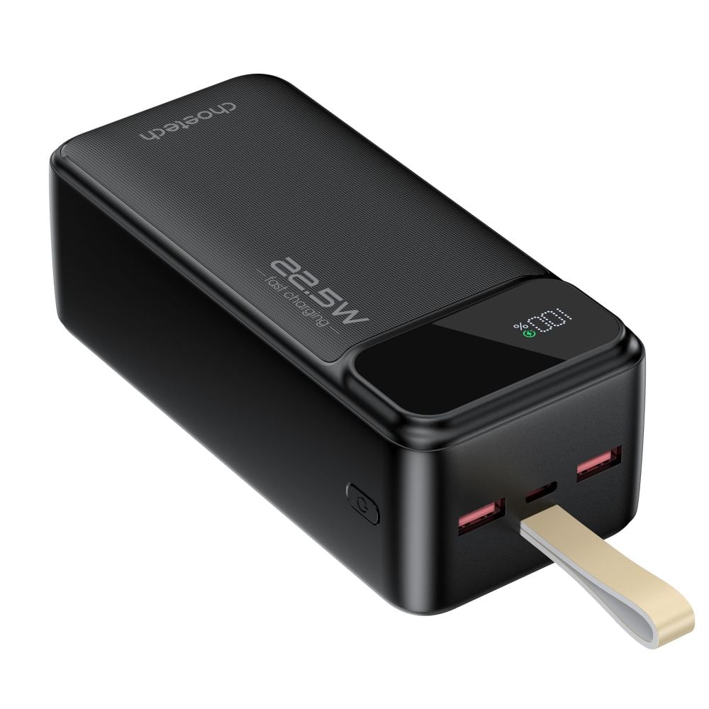 Повербанк Choetech B731 40000 mAh 22.5 W черный с быстрой зарядкой