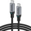 Кабель Choetech ХСС-1002 PD100W 2хUSB-C 1.8 м черный с быстрой зарядкой