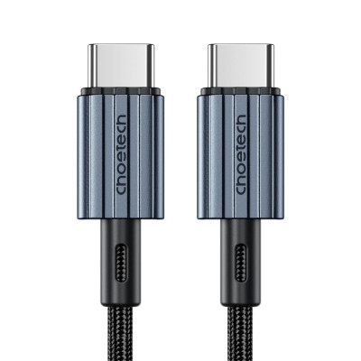 Кабель Choetech ХСС-1015 PD60W 2хUSB-C 2 м черный с быстрой зарядкой