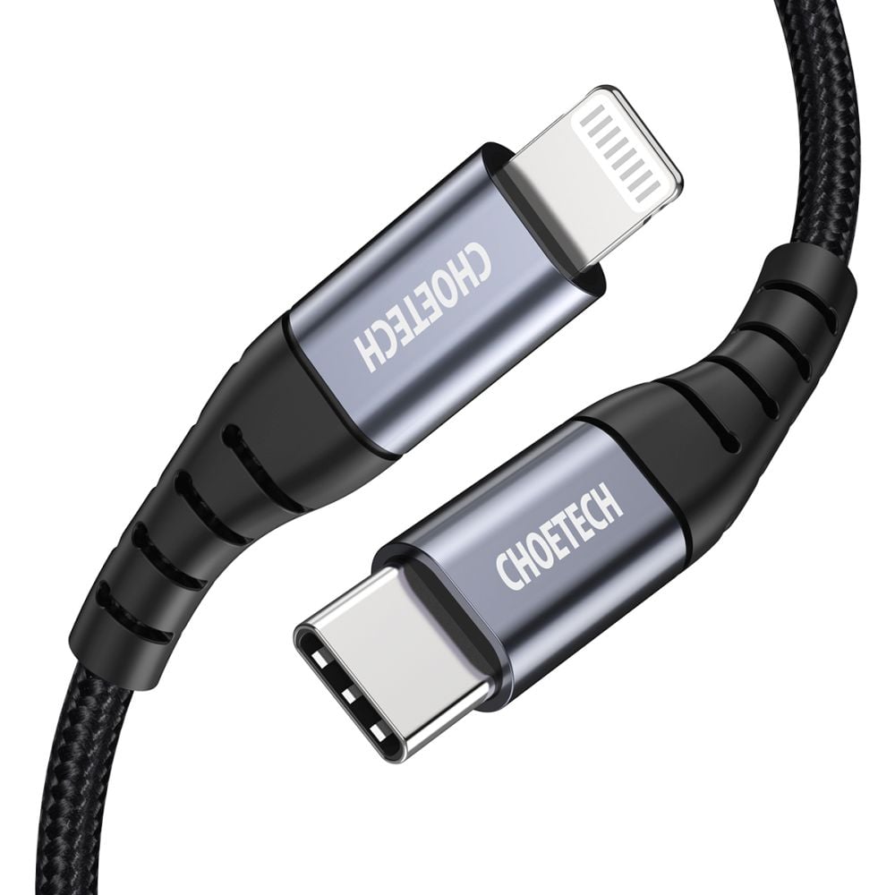 Кабель Choetech IP0041 Type-C to Lightning 2 м MFI чорний