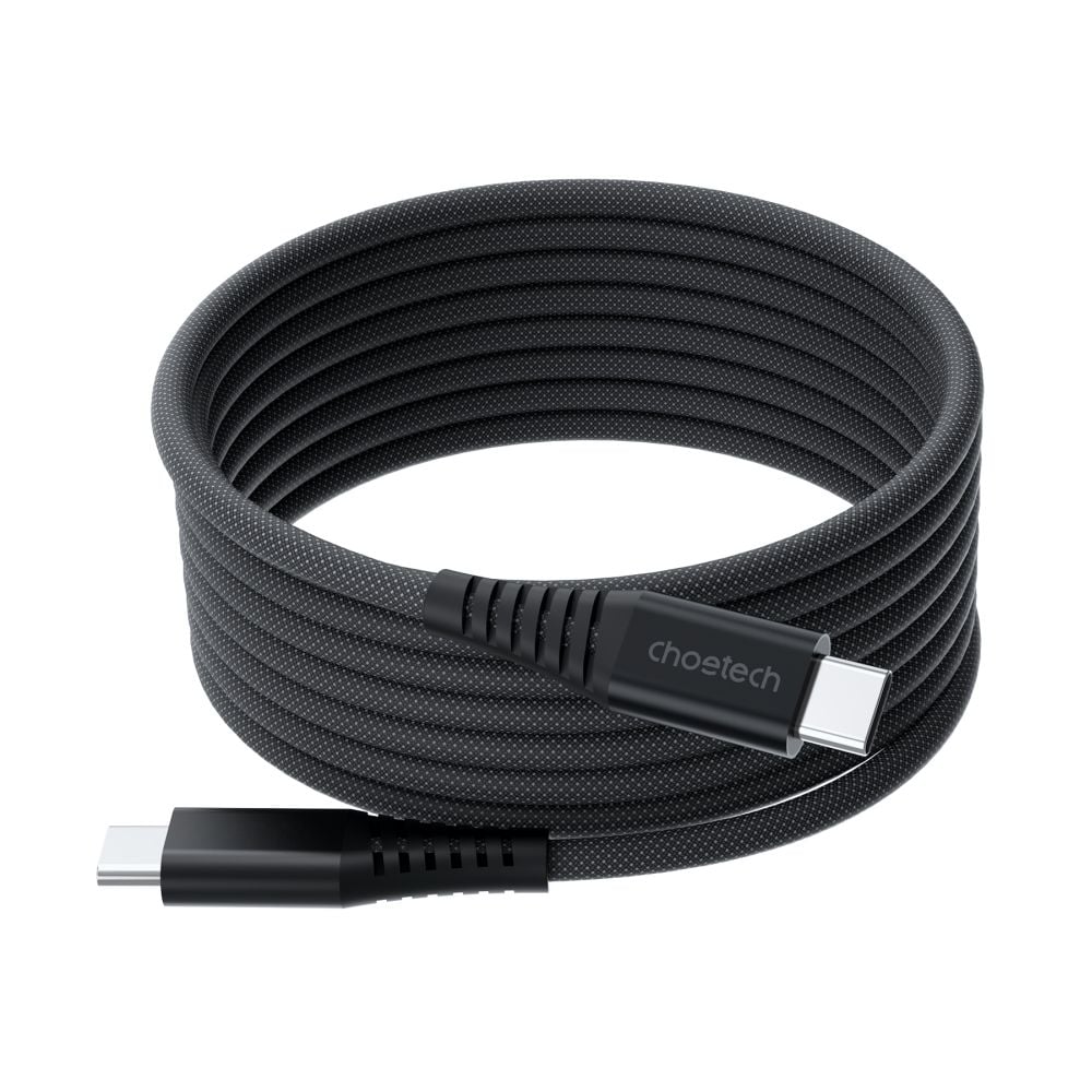 Кабель Choetech ХСС-1051 240 W 2хUSB-C 1.8 м черный магнитный с быстрой зарядкой