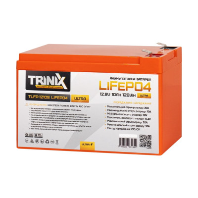 Аккумуляторная батарея литий-железо-фосфатная 12.8В 10А*ч Trinix TLFP-1210S Ultra LiFePO4