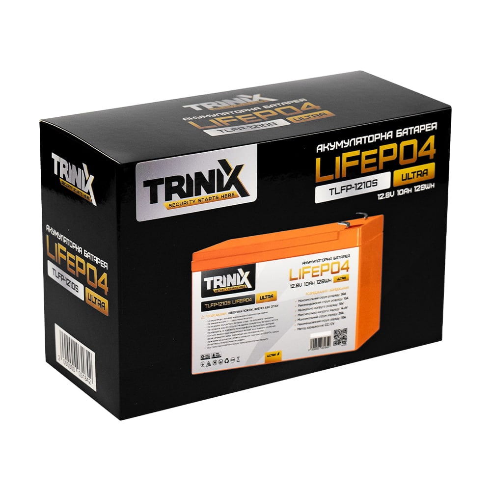 Аккумуляторная батарея литий-железо-фосфатная 12.8В 10А*ч Trinix TLFP-1210S Ultra LiFePO4