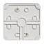 Монтажная коробка Light Vision VLC-08BX пластик 130*130*40 мм