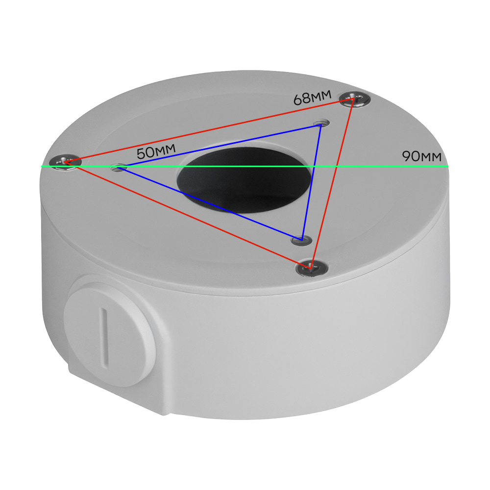 Монтажная коробка Light Vision VLC-09BXD пластик 90*40 мм