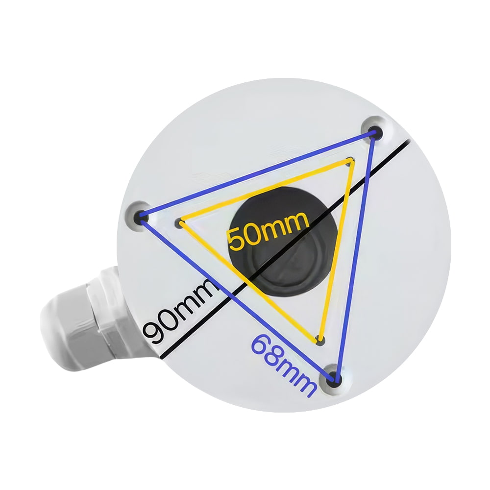 Монтажна коробка Light Vision VLC-09BXDW пластик 90*40 мм