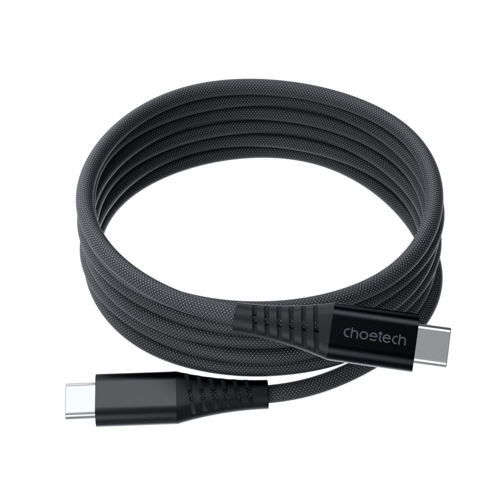 Кабель Choetech ХСС-1052 USB-C to USB-C Magnetic PD3.1 240 Вт 1.2 м черный
