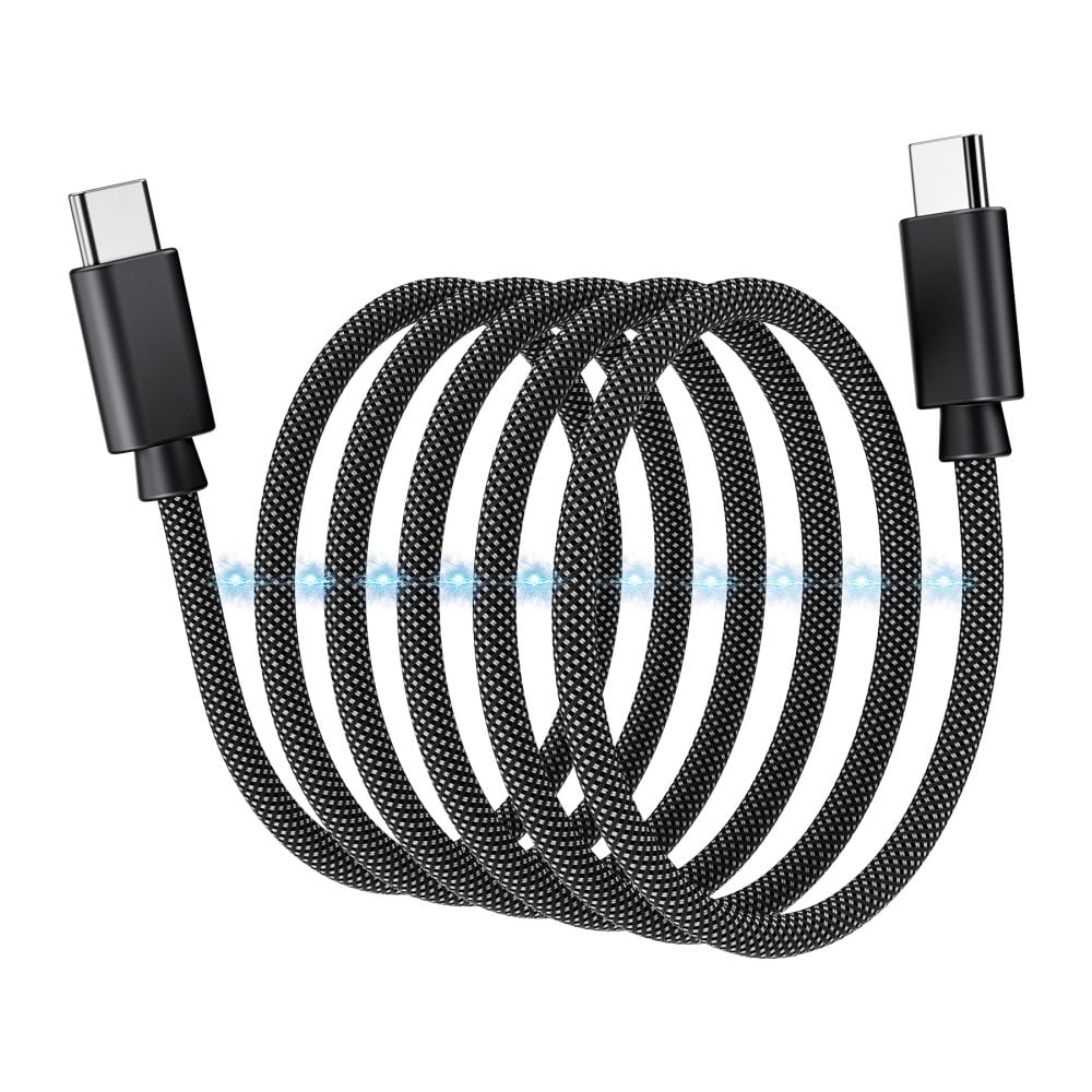 Кабель Choetech ХСС-1052 USB-C to USB-C Magnetic PD3.1 240 Вт 1.2 м черный