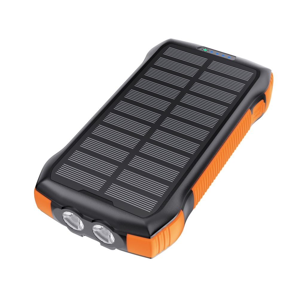 Повербанк Choetech B657 20000 mAh PD20W+QC черный с солнечной панелью и быстрой беспроводной зарядкой