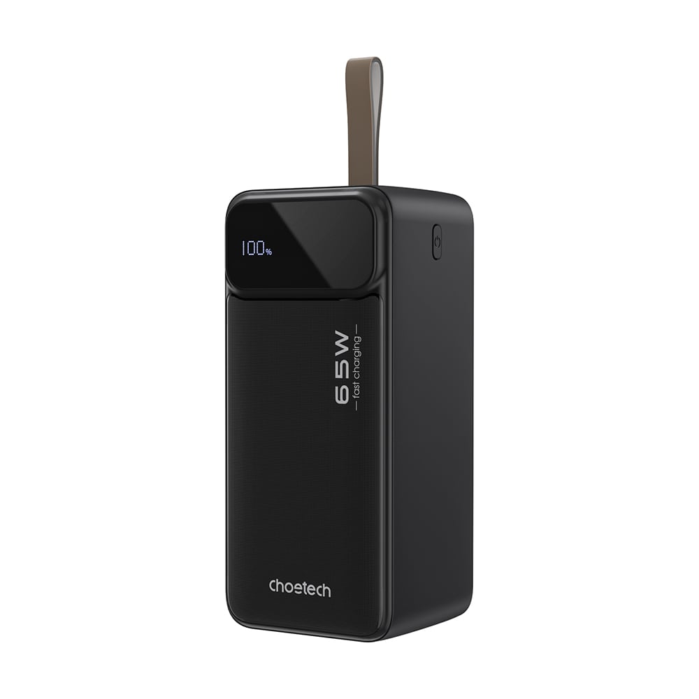 Повербанк Choetech B733 50000 mAh 65 W чорний з швидкою зарядкою