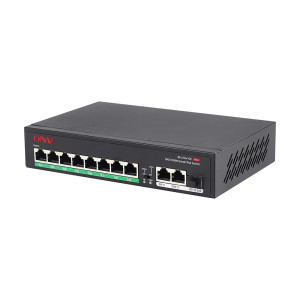 11-портовий PoE-комутатор некерований ONV-H1108PFD з 8 портами PoE