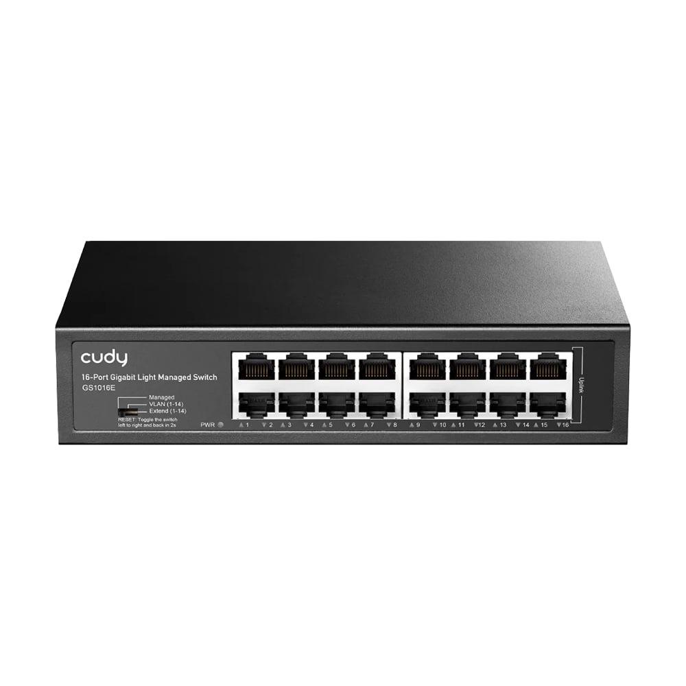 Коммутатор 16-портовый Cudy GS1016E гигабитный с функциями управления