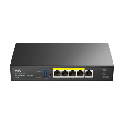 Контролер точок доступу AP / гігабітний VPN-маршрутизатор Cudy C200P з 4 портами PoE+