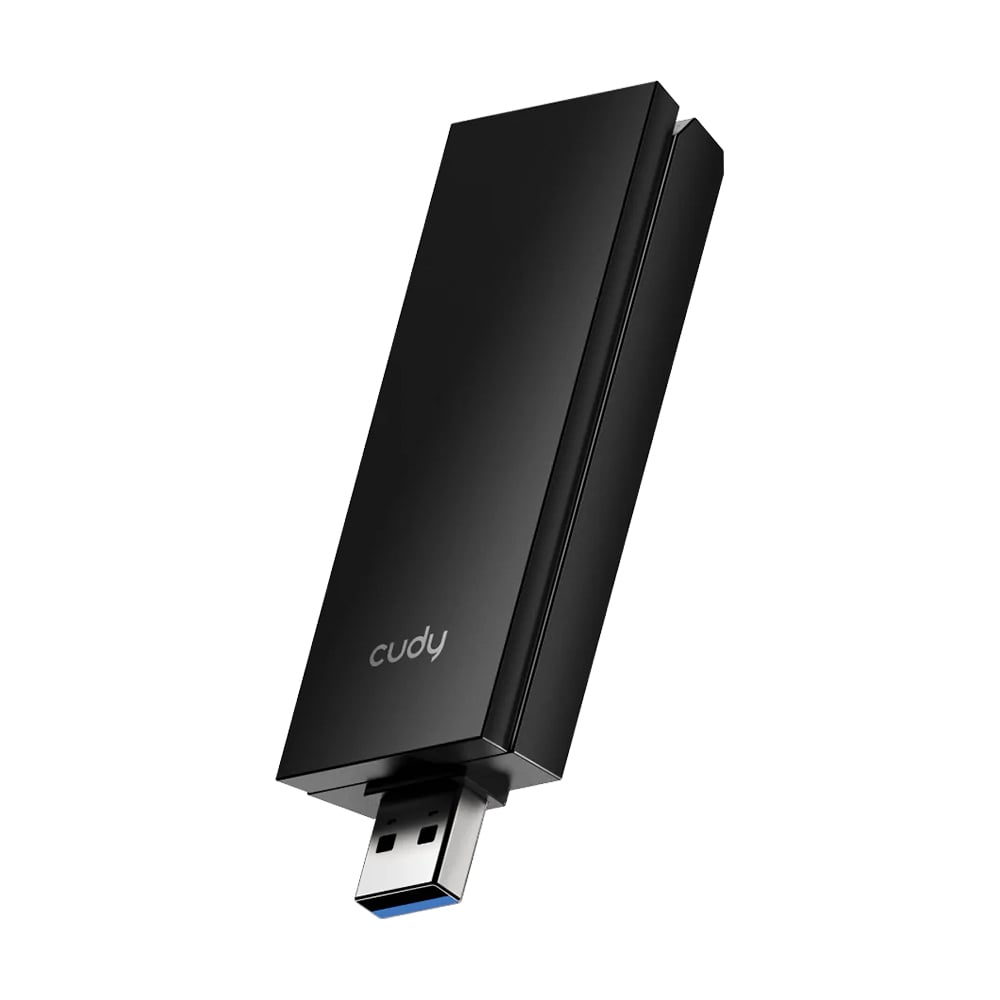 Адаптер WiFi 6E Cudy WU5400 трёхдиапазонный с USB 3.0 AX5400